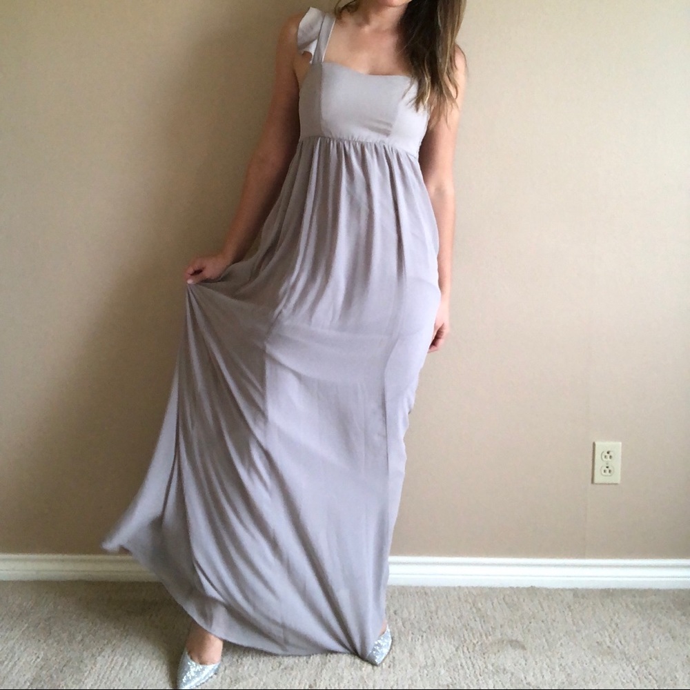 Show Me Your Mumu Gray Bridesmaid Dress